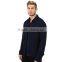 custom oversized dark bule buttons windbreaker jacket for men