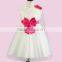 MGOO New Design Flower Girl Dresses Pink Sparkle Chiffon Wedding Party Dresses For Girl Kids Birthday Dresses