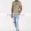 MGOO Custom Pocket Tshirt Pattern Wholesale Slim Fit Snow Wash T Shirts For Men