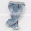 Fancy infant boby boys adjustable elastic waist denim jeans blue skinny pants clothes