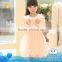Fashion baby girl winter new products cotton fancy kids decoration flower clothes hand made dress baby