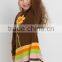 2015 fashion flowers cashmere children girl dress