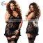 HSZ-7007 Transparent night dress backless lingerie sexy with Lace garter nighty erotic for girls honeymoon images