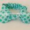 2016 Children Kids Hair Accessories Cloth Bowknot Dots Headband European Party Girls Hairband