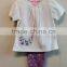Wholesale Fashion Baby Summer 2 Pcs Set Baby Girls Knitted Cap Sleeve Clothing Set TP-7712