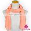 Solid Color Price Reduction Boys&Girls Causal Wear 100% Polyester Linen Scarf Design Scarf Fabric For Childrens