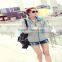 OEM Casual Plain Zipper up Lady Reversible Hoodies