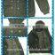 Sunnytex winter season mens outdoor fake horn rib warm wool jacket