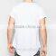 Wholesale China Scoop Hem And Taping Longline Plain t Shirt for Men
