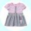 Summer style lace short sleeve baby dress