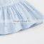 Modern Summer Exquisite Embroidery Baby Girl Sleeveless Stripe Vest Dress