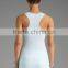 100% Cotton Split v Neck Tanks