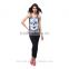3D Printed Women Tank Tops Female Halloween Costumes Vest Black Sleeveless Festival Party Sexy Tank Top