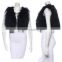 SJ209-01 SANDRAFUR High Quality Whole Skin Mongolian Tan Sheep Fur Vest Short Length Vest Long Fur