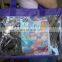 Clear Vinyl Purple Trim Jelly Consultant Beach Shopping Tote Bag Purse Security