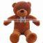 Large size custom plush white teddy bear