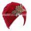 Four-leaf Flower Bead Cap Cashmere Knit Indian Hat
