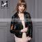 Hot Selling OEM Fashion Latest Womens Jackets Short Sheep Skin Moto Biker Leather Jacket