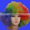 2017 cheapest factory direct sell Rainbow Clown Wig Afro Clown Wig synthetic wig