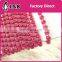 SS6/ SS8 single row multicolored plastic rhinestone chain for decoration