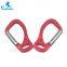 Aluminum carabiner hanging hook for strap