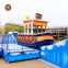 Amusement Park Outdoor Thrilling Rocking Tug Rides Family Electric Train  Gam