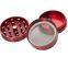 D40mm& H36mm Zinc Alloy Flat Shape Grind 4-layer Moke Grinder as Colorful Cigar Crushing Accessory for Tobacco,smoke,cigarette