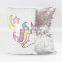 custom unicorn printed  magic Mermaid Sequin Pillow case cover