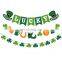 Colorful Happy Birthday felt Banner Bunting