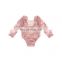 Kids Dusty Pink Lace Leotards Girls Boutique Clothing 2019 Long Sleeve Baby Romper