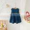 2020 autumn children's new style Korean girl kids denim vest skirt