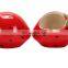 Apple shape Hamster cool sleeping ceramic nest for Summer Mini Cool Hideout for small animals