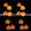 Hot selling pumpkin string light,warm white led fairy lights,Halloween decor