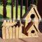 Custom Outdoor Wooden Bird House With Planter