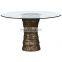 Table Bases for Round Glass Tops Luxury Restaurant Dining Table