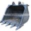 Heavy Duty Machinery Mini Excavator Rock Skeleton Grapple Crusher Small Truck Loader Tractor Bucket With Bucket Tooth