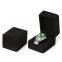 Wholesale Jewelry Packing Box Flannel Watch Box Black Jewelry Gift Box Watch Storage Box