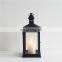 Decorative Wedding Metal Lantern Portable Candle Holder Crystal Glass  With High Quality