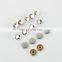 Custom flat fastener double press snap metal button for clothes