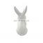 New Factory Custom white ceramic easter bunny rabbit for home decoration
