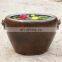 Glazed antique large ceramic porcelain plant pot for home decor