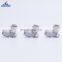 Factory Directly Supply PV Series Right Angle Type Plastic Two Way Multi-Size Port White Pneumatic Tube Connectors
