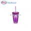 Hot Sale Drinkware Clear Plastic Cup with Lid