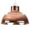 copper color round pendant lamp