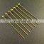 Food Services Stainless Steel Flat Metal Decorative Reusable Luxury Cocktail Picks