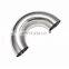 China manufacture 4 inch stainless steel 90 degre pipe elbow