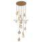 Gold And Bubble Hanging LED Long Indoor Lighting Pendant Chandelier LED Light