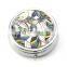 Non Toxic Round Shape Divided Travel Friendly Personalised Pill Dispenser Box