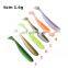 Byloo China Easy Shiner Soft Lures 75мм 95мм Приманки для рыбалки Приманка Leurre Shad двухцветная силиконовая приманка T Tail Воблеры