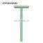 Mens Straight Metal Stainless Steel Double Edge Shaving Safety Razor For Face women green razor